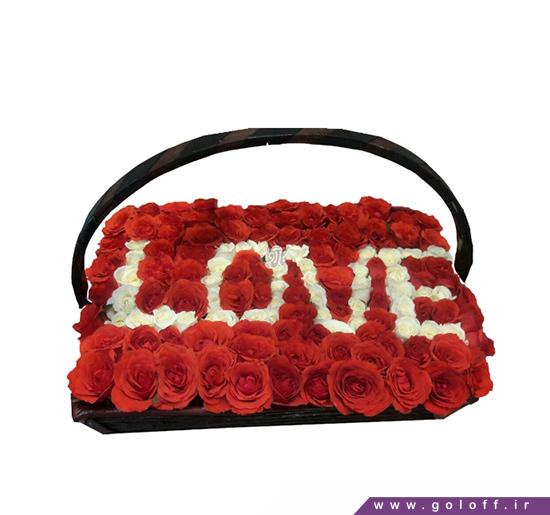 جعبه گل رز لاو - Love | گل آف